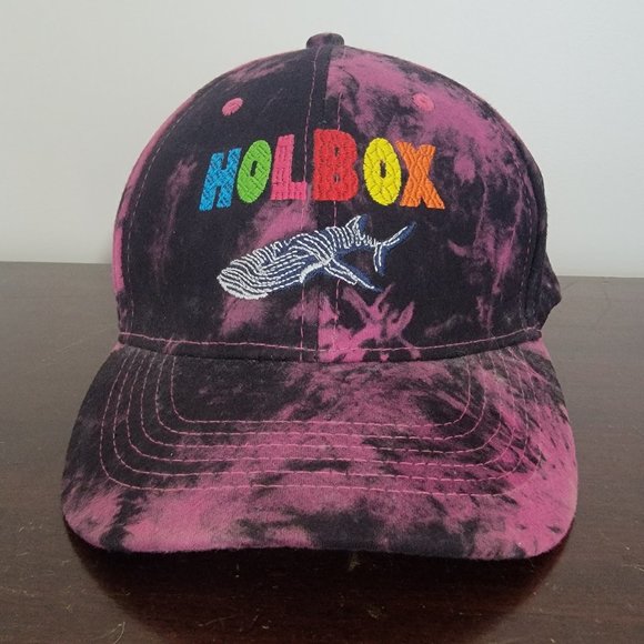 Accessories - Holbox Mexixo Pink and Black Tie-Dyed Hat